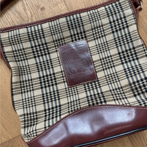5/a Baker Elizabeth Bag - EUC - Brown Leather & Plaid - Picture 4 of 14